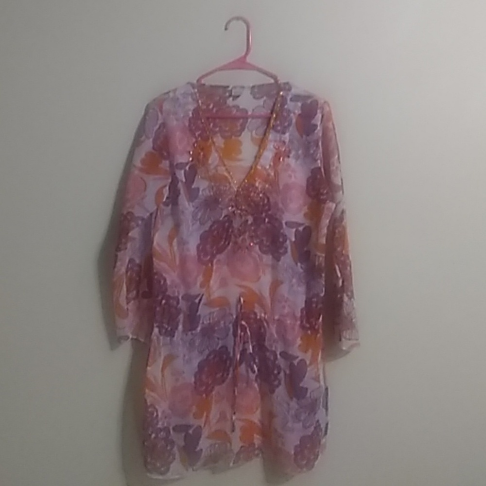 Spring Clearance "Sahiba" sheer blouse